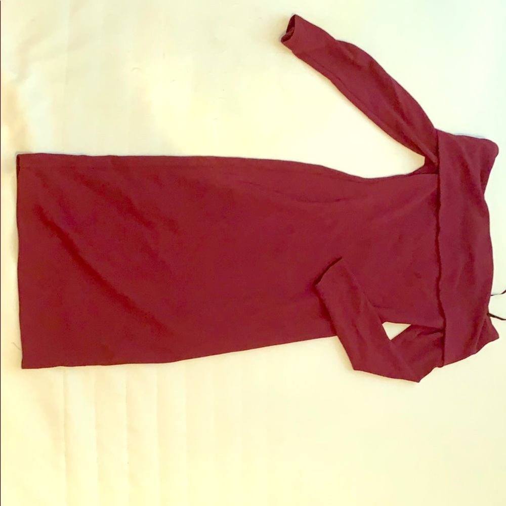 Wine Red Bodycon dress